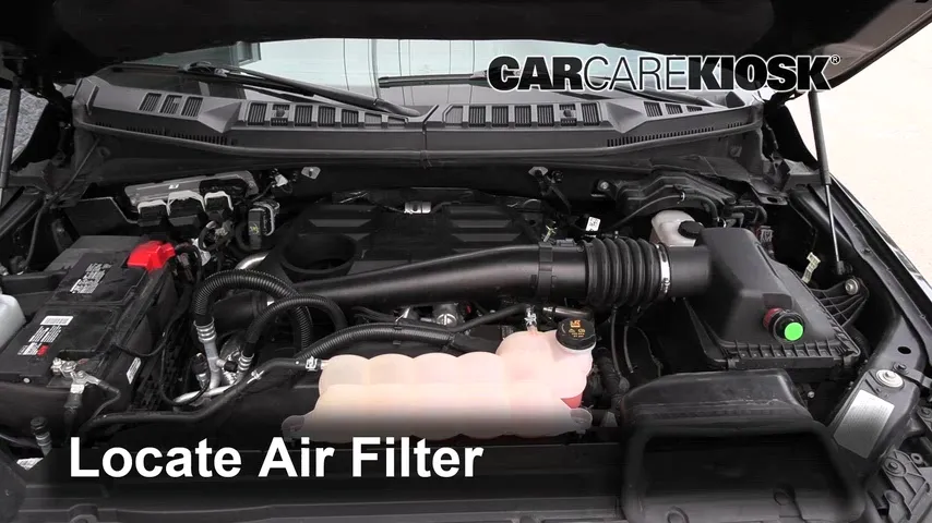 2018 Ford F-150 XLT 3.0L V6 Turbo Diesel Crew Cab Pickup Air Filter (Engine)